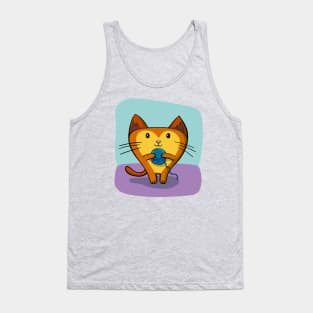 A Kitten that loves Sewing Tank Top